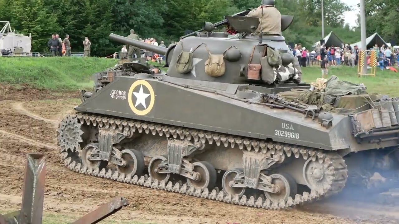 Tankov&yacute; den Le&scaron;any 2023 - Tank day examples of military technology