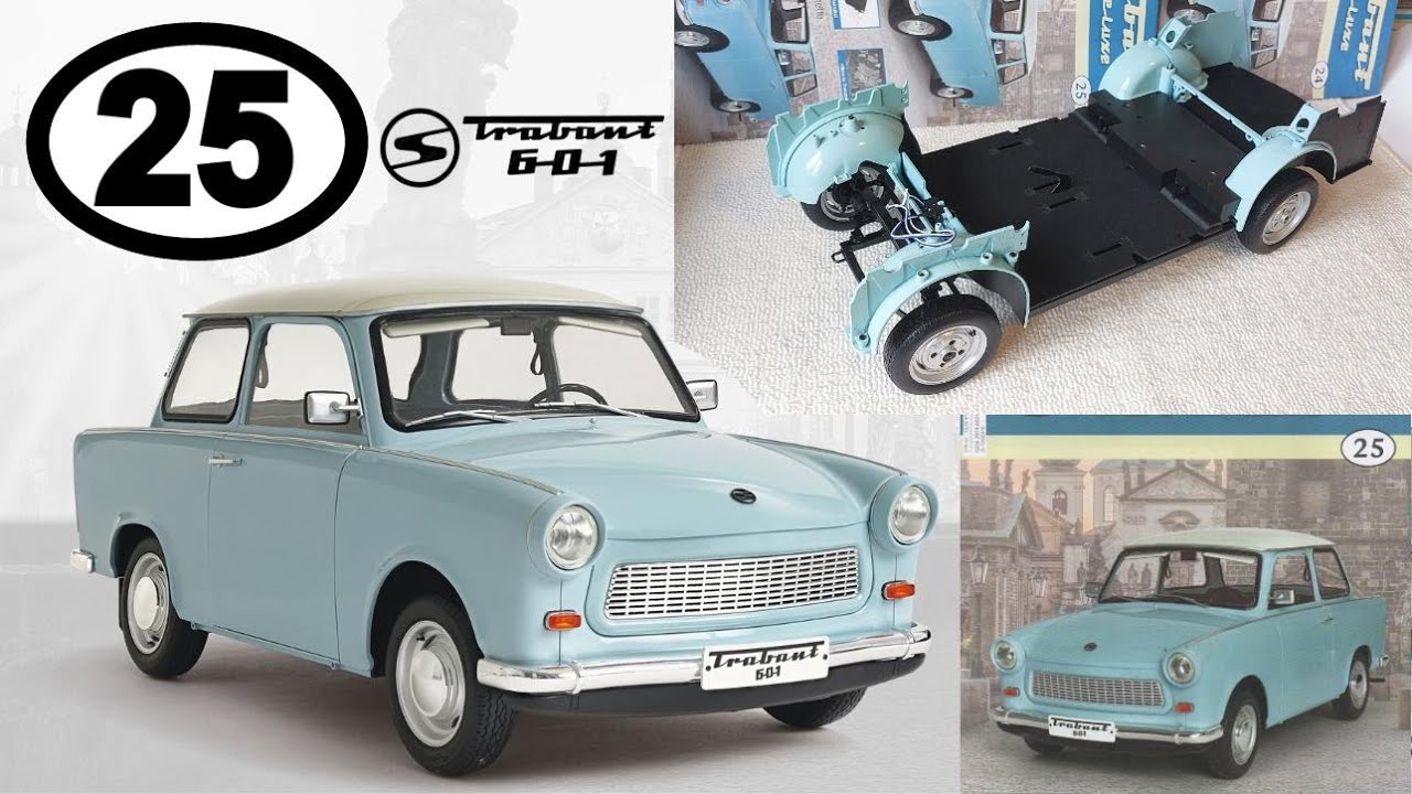 Trabant 601 1:8 Hachette - part 24 + 25 podlaha interiéru