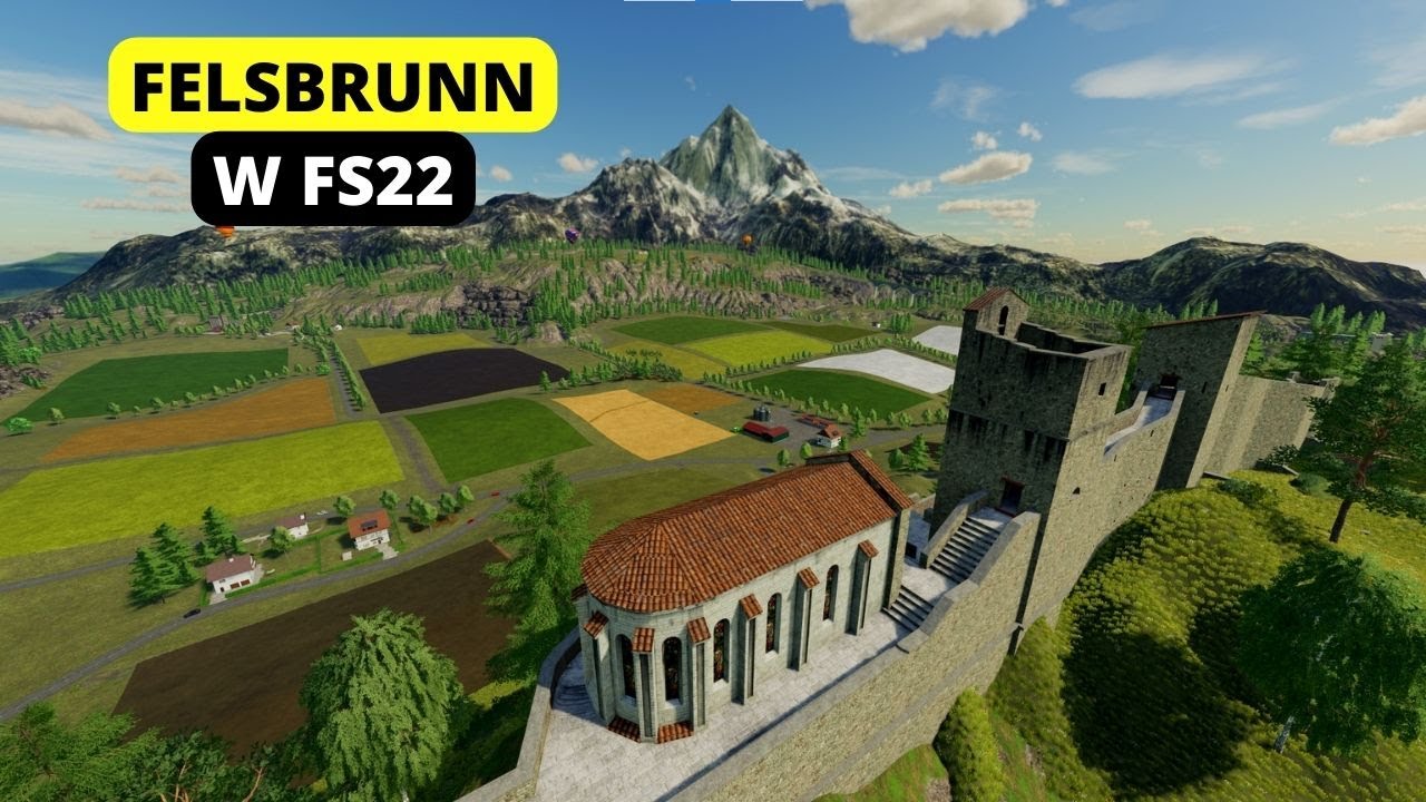Felsbrunn | Prezentacja i ocena mapy z FS19 w FS22