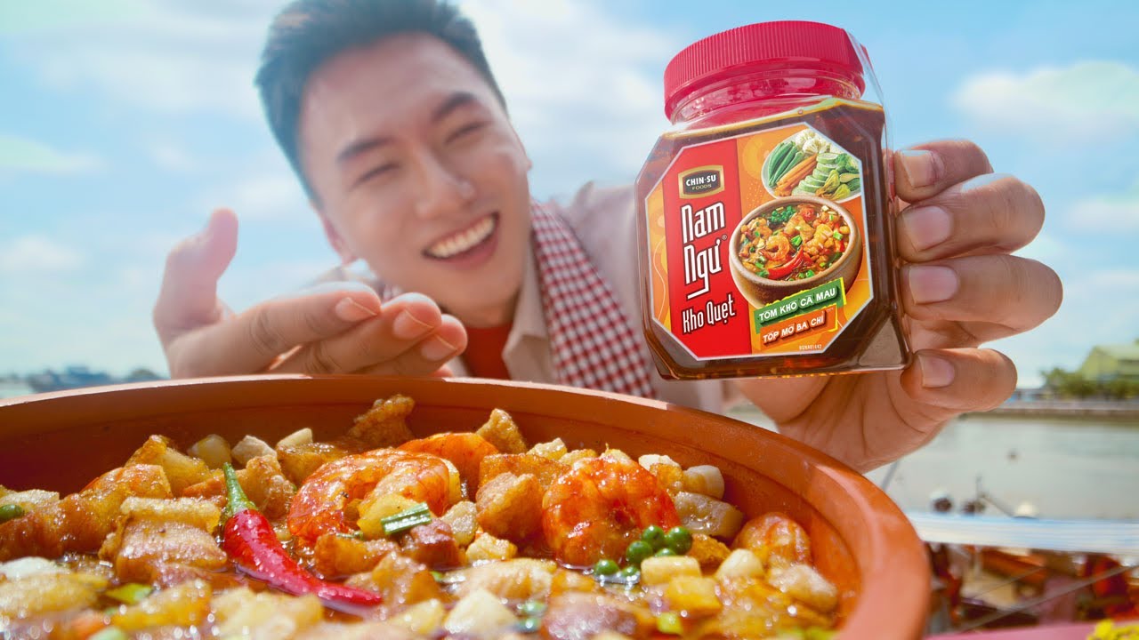 NAM NGƯ KHO QUẸT MỚI - TÔM KHÔ CÀ MAU, TÓP MỠ BA CHỈ
