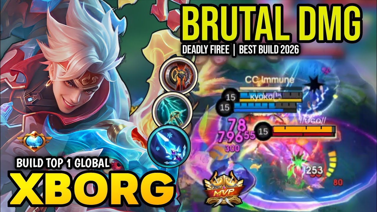 XBORG BEST BUILD 2026 | BUILD TOP 1 GLOBAL XBORG GAMEPLAY | MOBILE LEGENDS✓