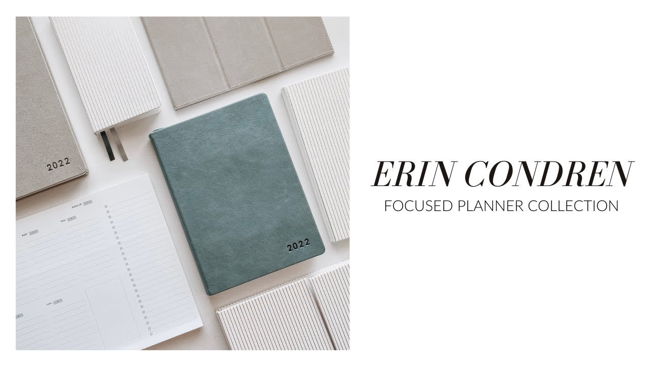 Erin Condren 2022 Focused Planner Collection