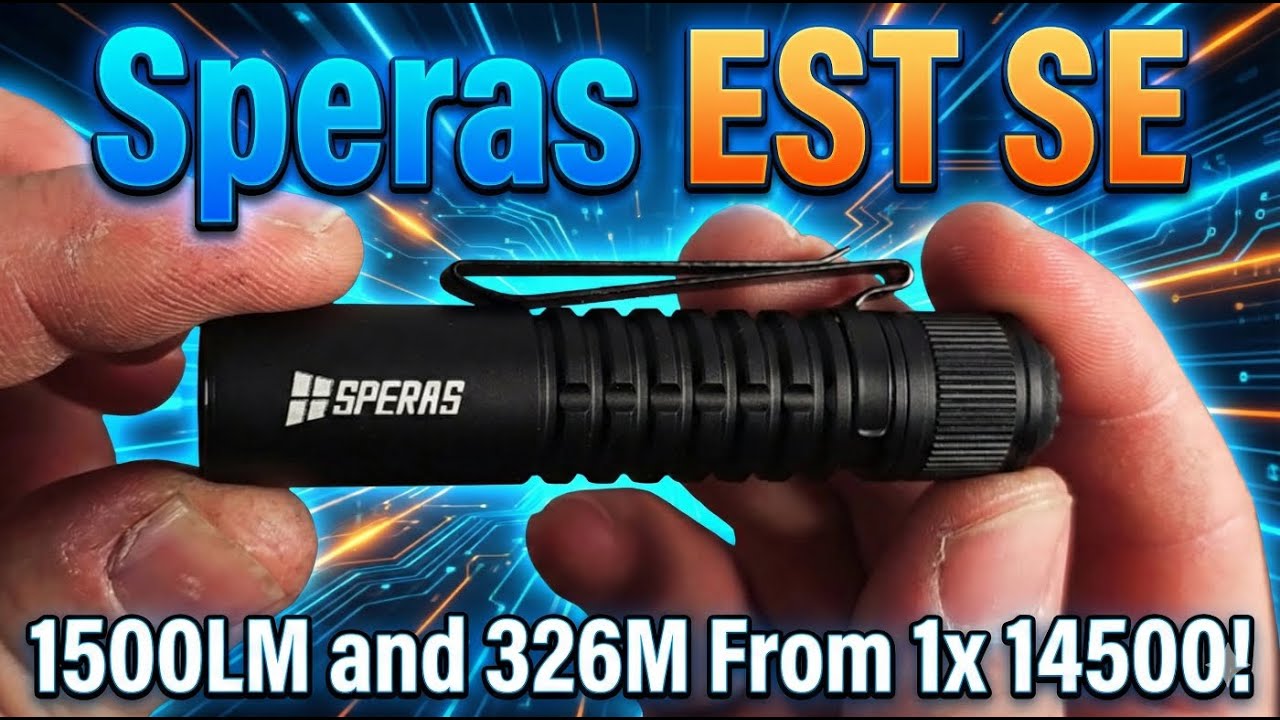 Speras EST SE - 1500LM and 326M From A Single 14500!?