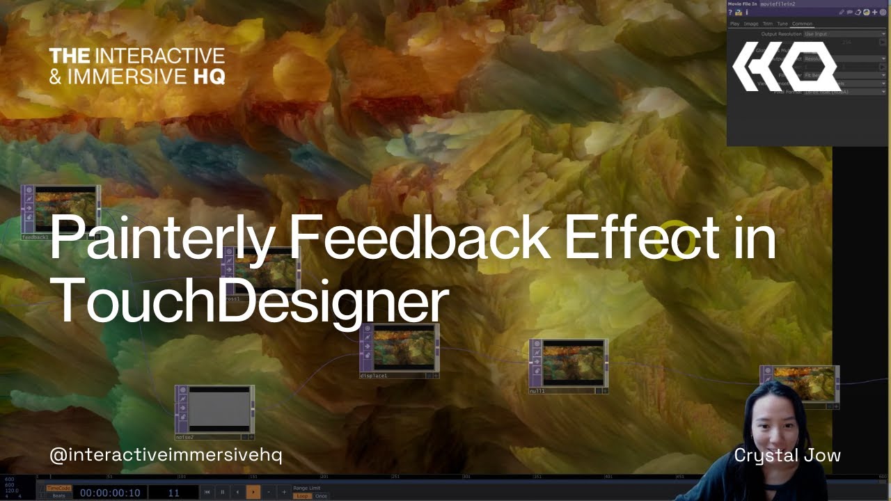 Painterly Feedback Effect in TouchDesigner - TouchDesigner Tutorial 197