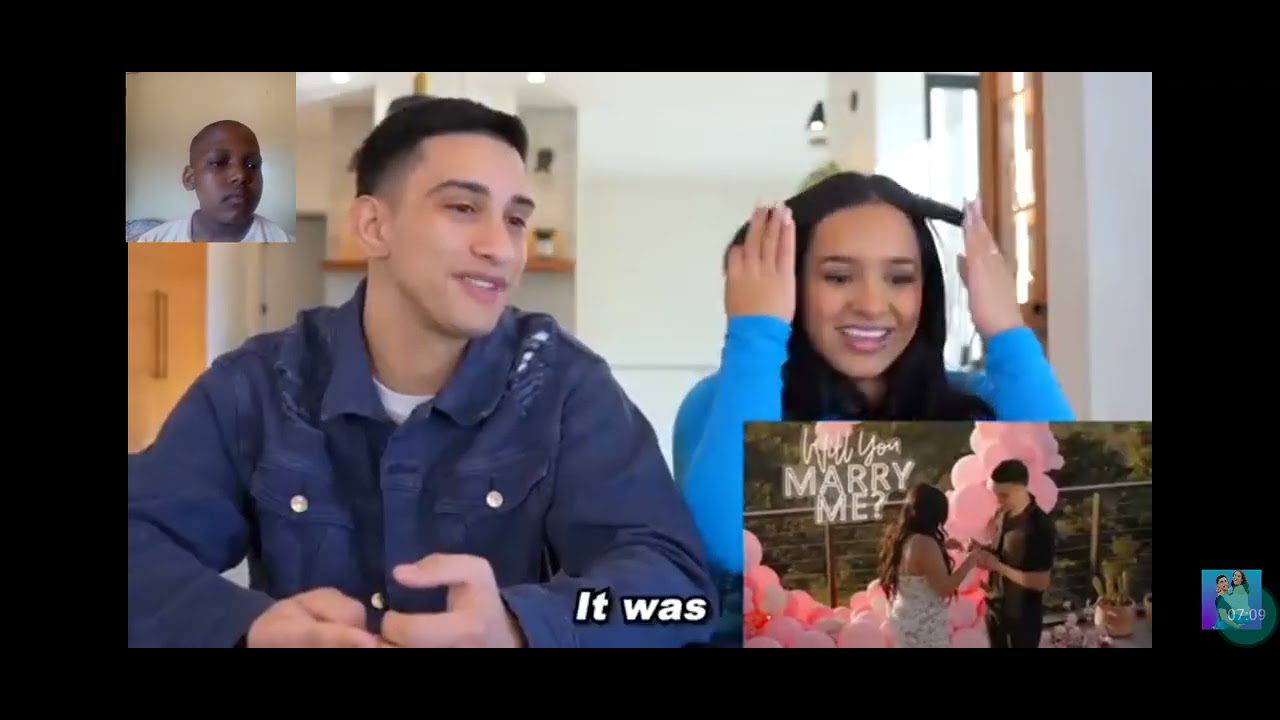 Reacting to Isaac and Andrea reacting to the proposal