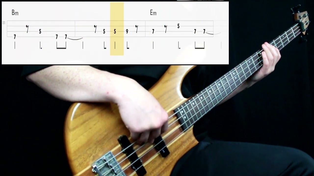 Santana ft. Maná - Corazón Espinado (Bass Cover) (Play Along Tabs In Video)