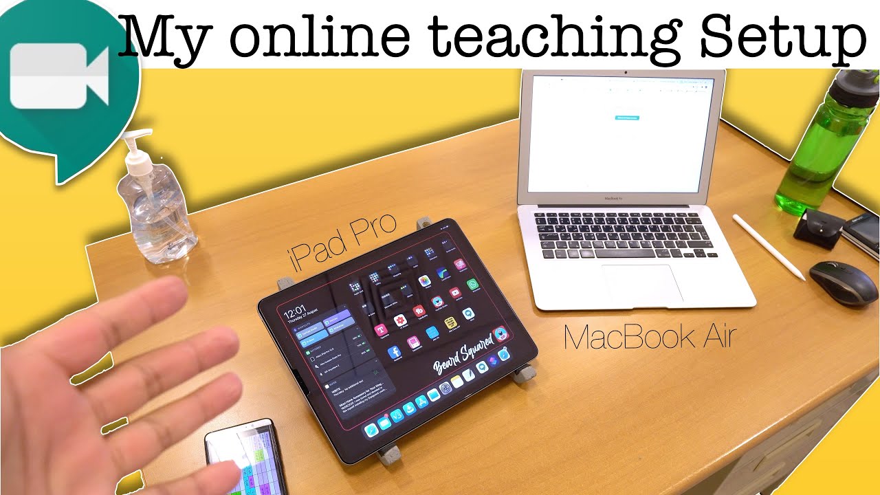 How to use with Google Meet Online Teaching Setup