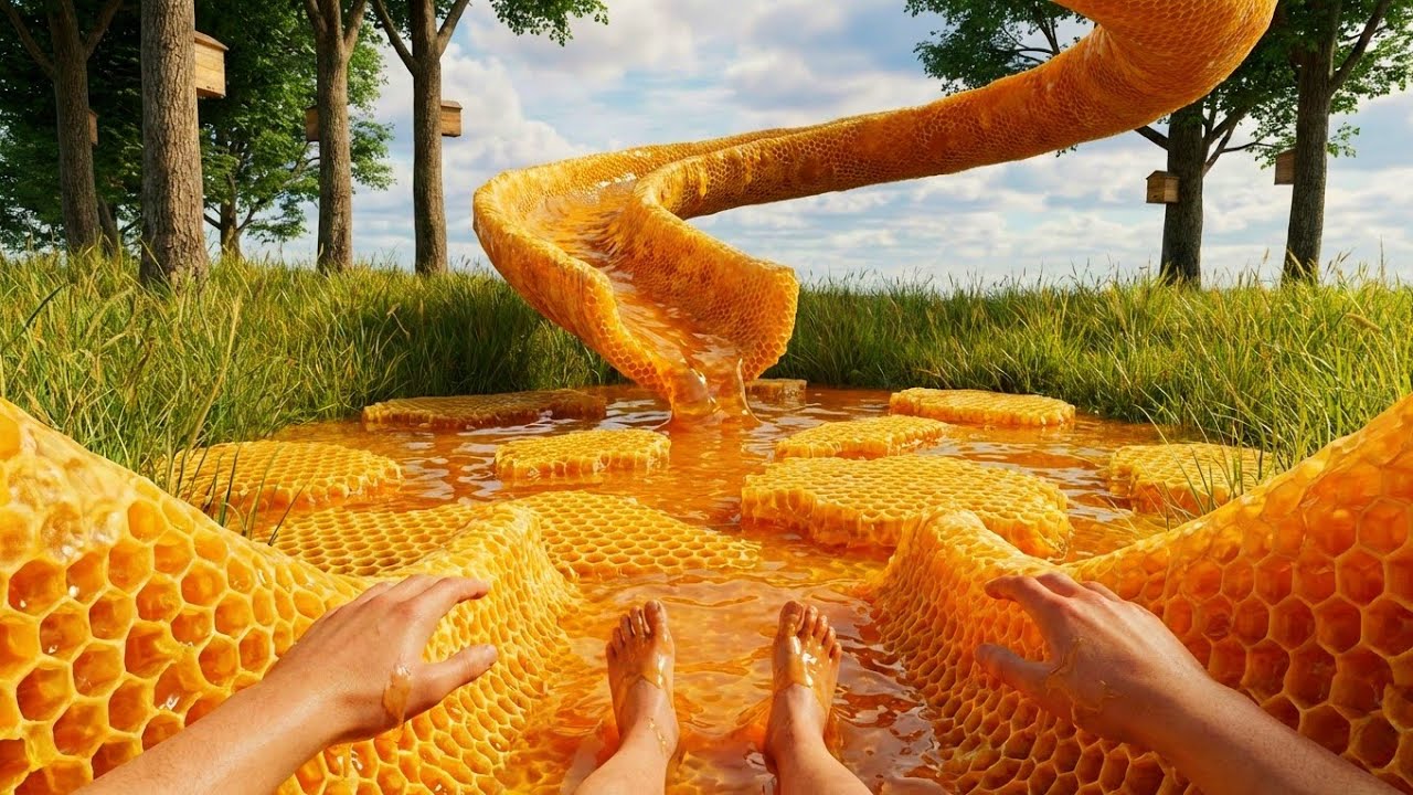 Which Waterslide would you like to ride? 🛝 Super-Satisfying ASMR Magical Waterslides pt.6 🥝🍍🍌🍉