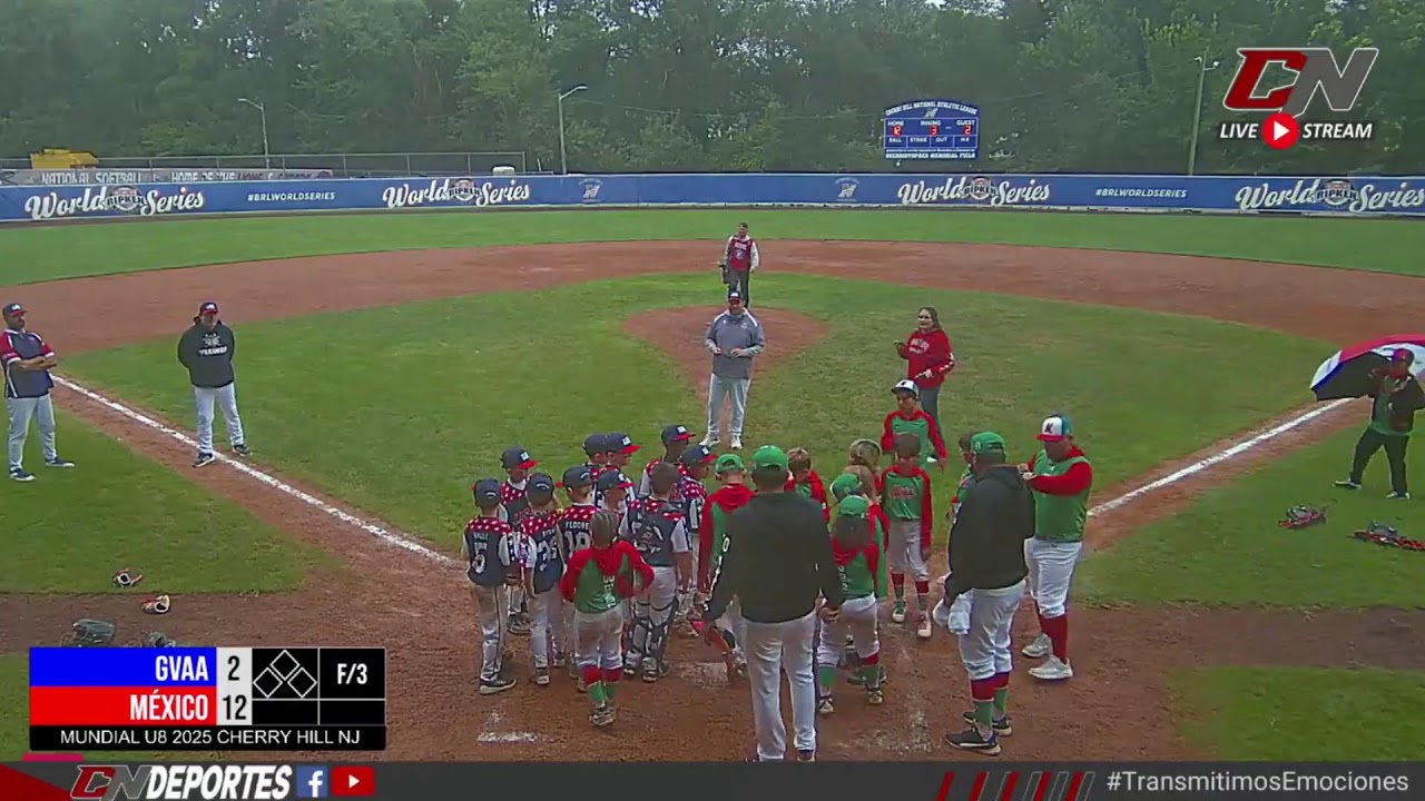 EN VIVO | MUNDIAL U8 CHERRY HILL, NJ | GVAA VS MÉXICO | PLAYOFFS JUEGO 1