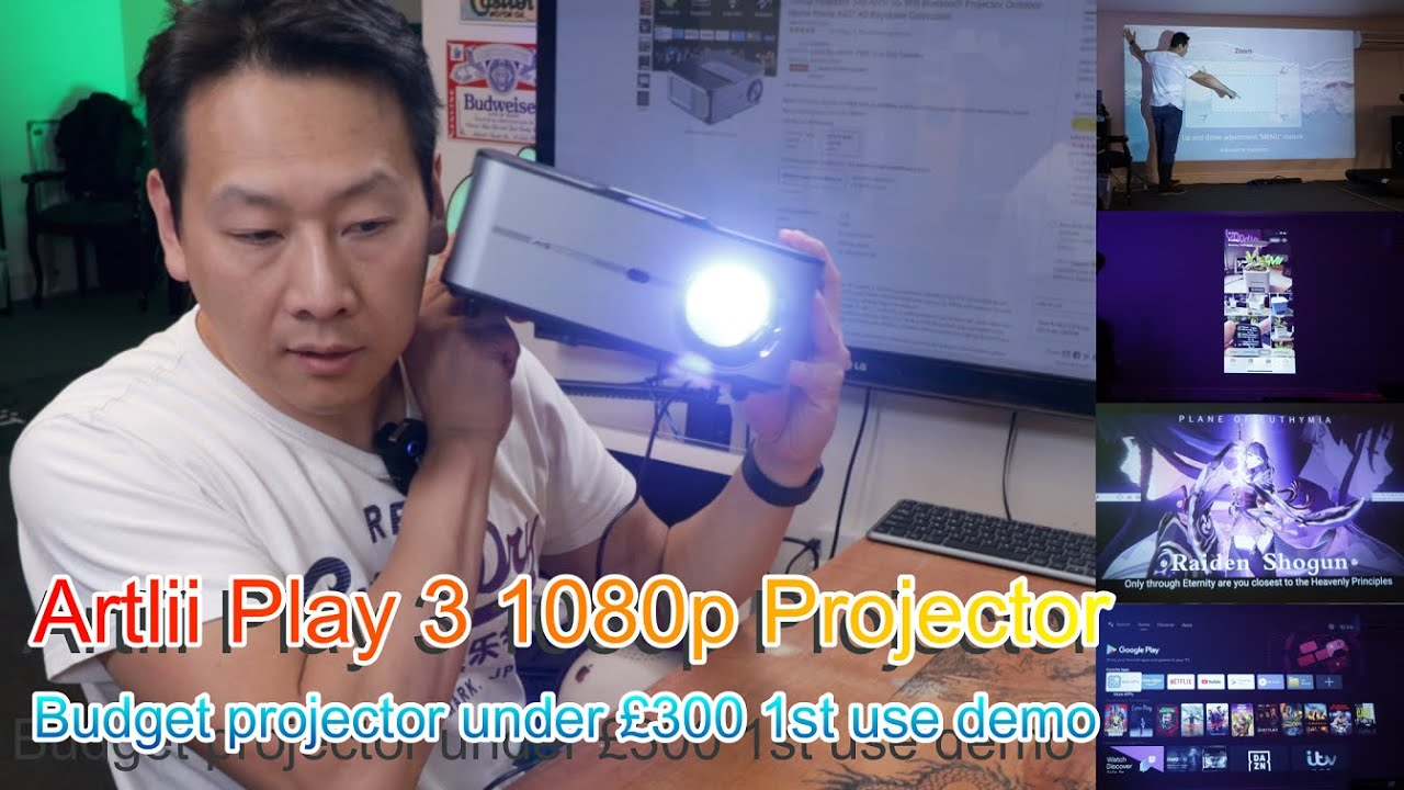 Artlii Play 3 Smart Projector first use and review by Benson Chik 2021