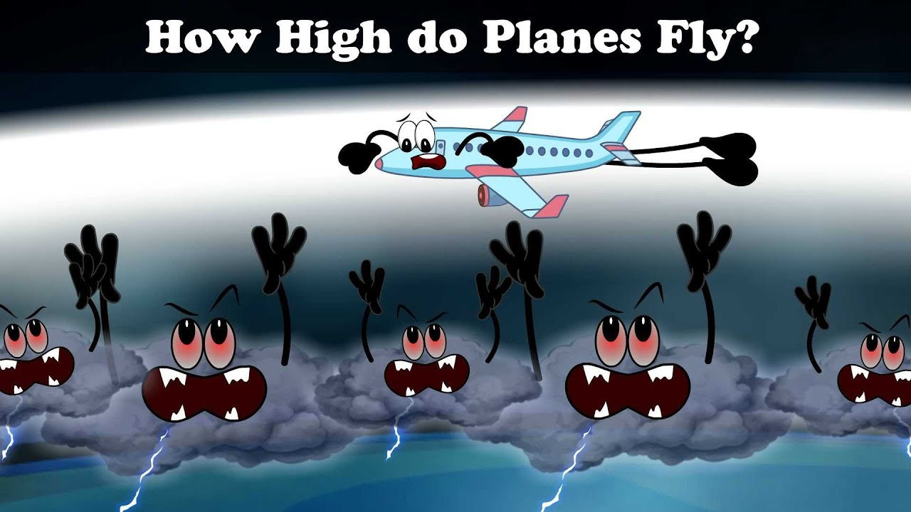 How High do Planes Fly? + more videos | #aumsum #kids #cartoon #science