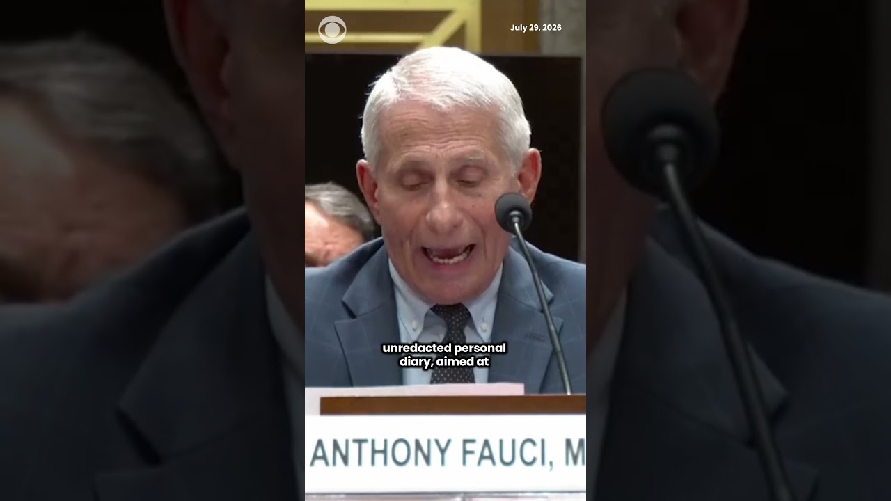 Fauci invokes Fifth Amendment during hearing on COVID-19 origins #shorts
