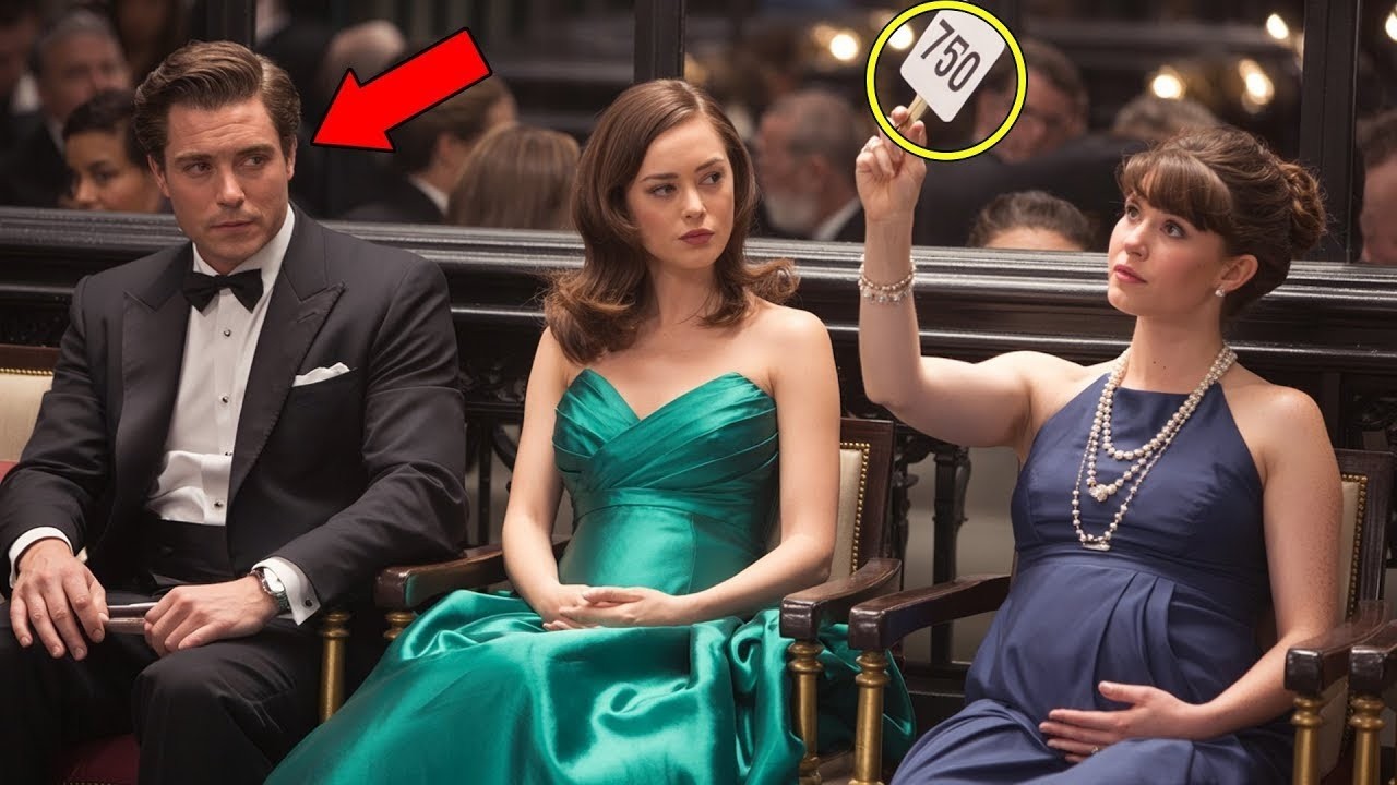 No leilão secreto, milionário fica em choque quando esposa grávida supera a oferta