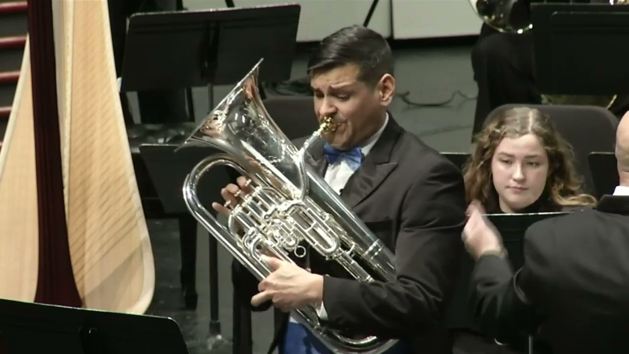Concerto for Euphonium and Band - Tom Davoren (Hiram Diaz, University of Kansas Wind Ensemble)