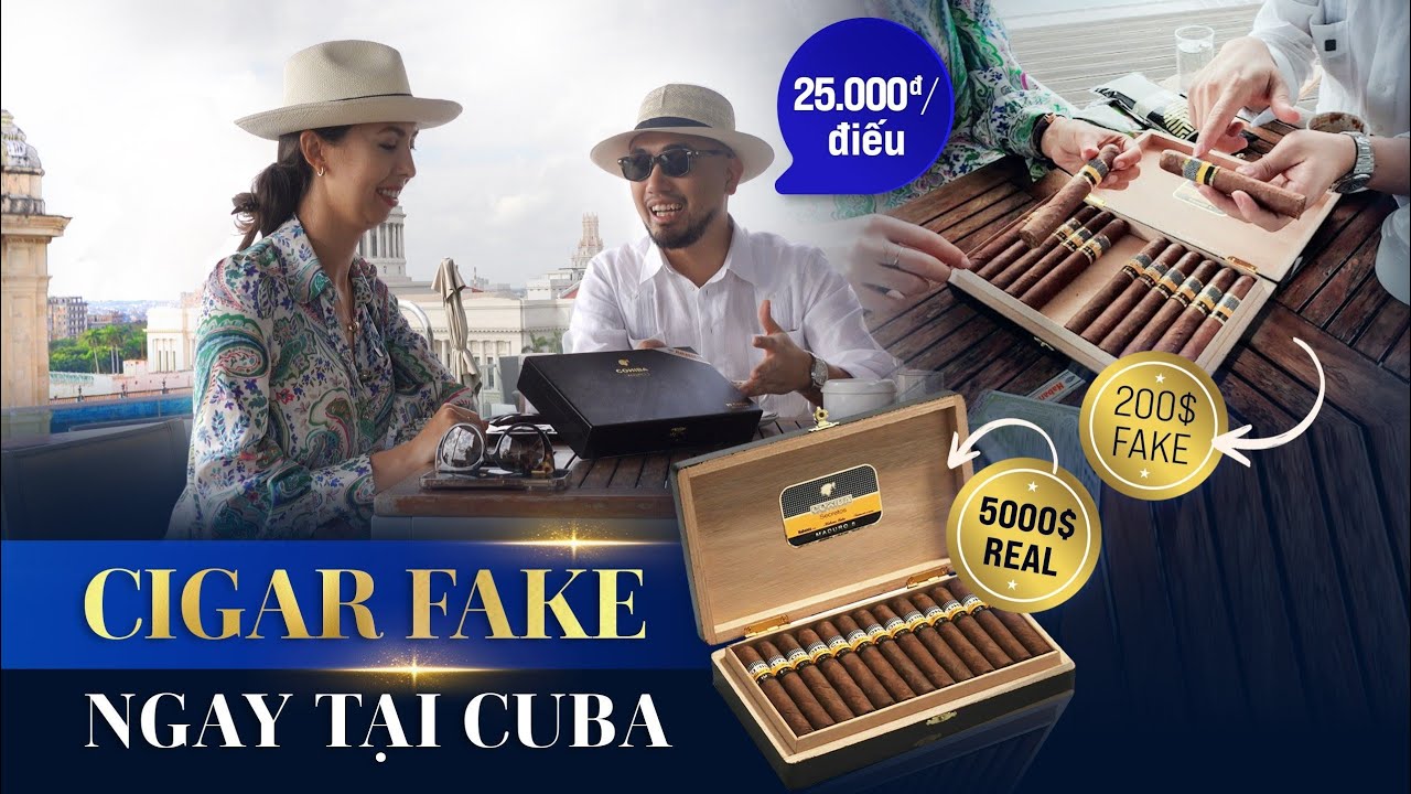Mua Xì Gà Fake (1$/điếu) ngay tại CUBA - Điều mà nhiều Khách Du Lịch Hay Lầm Tưởng!!