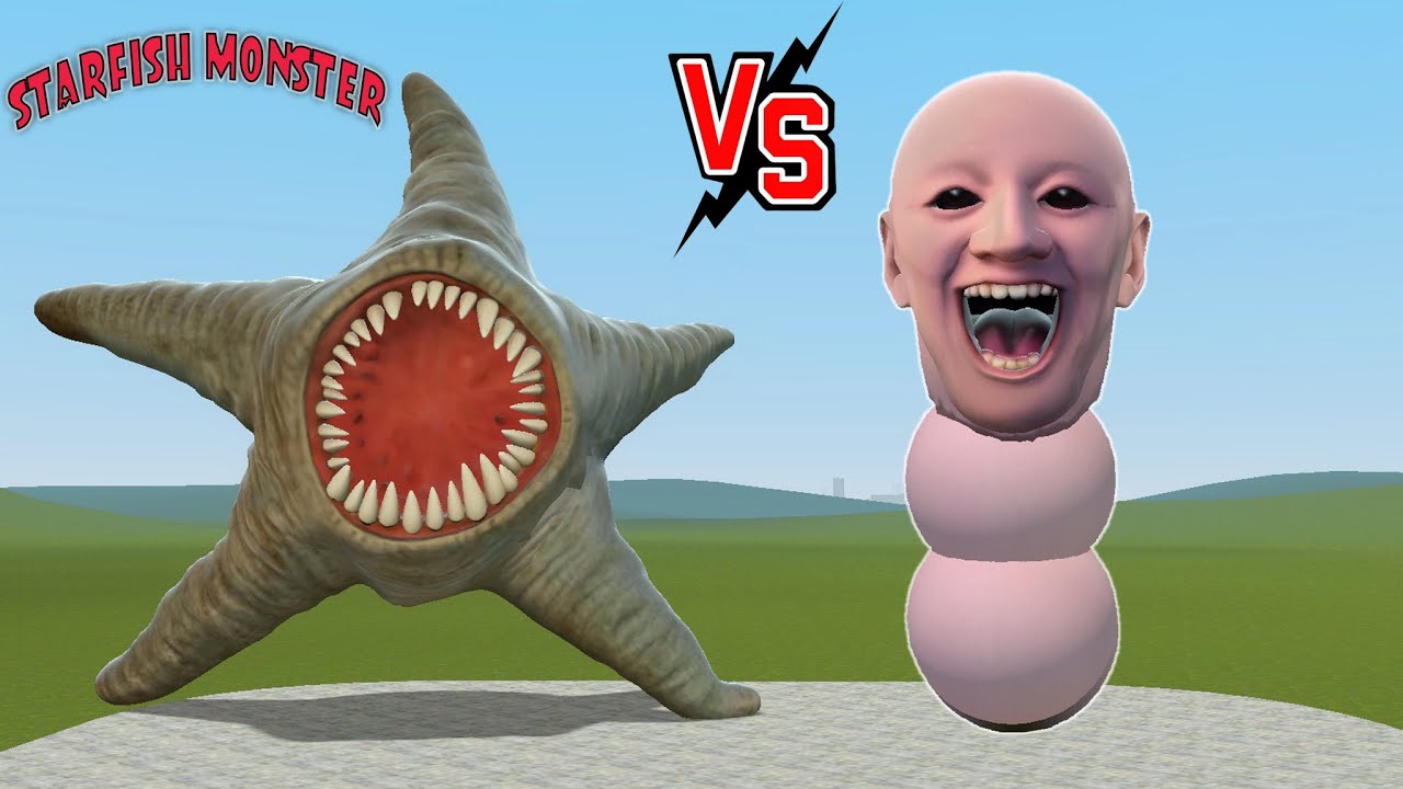I MADE GIANT STARFISH SEA MONSTER VS WE SWAM TOO FAR In Garry's Mod