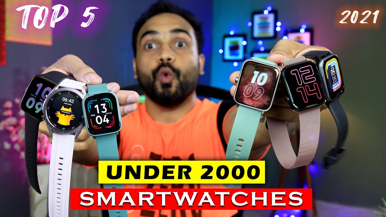 Top 5 Smartwatches Under 2000 || Best Fitness Smartwatch under 2k