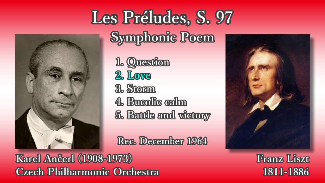 Liszt: Les Préludes, Ančerl & CzechPO (1964) リスト 前奏曲 アンチェル