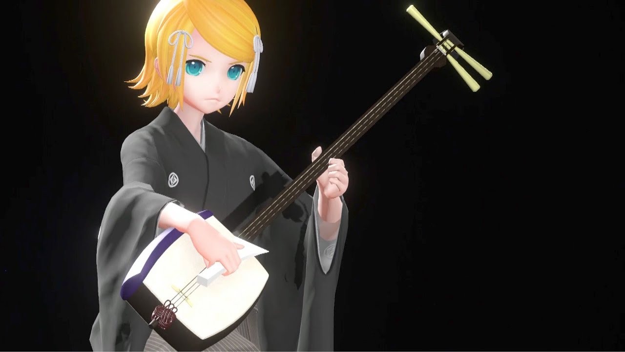 鏡音リン＆レンが黒和装で歌舞伎に！中村獅童・初音ミクと共に『ニコニコネット超会議2021』超歌舞伎『御伽草紙戀姿絵』
