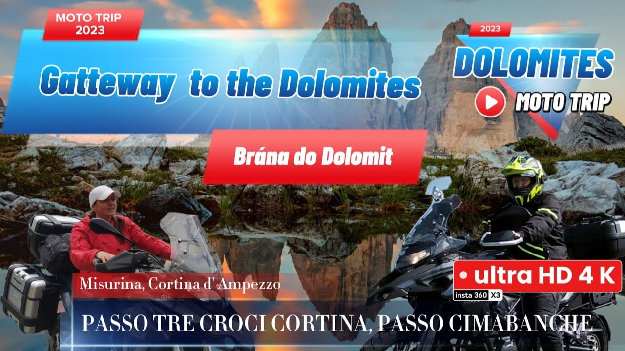 Moto Trip 2023 June  Dolomites - Gateway to the Dolomites 2023  -  Day 5 -  Insta 360 X3 - 4 K