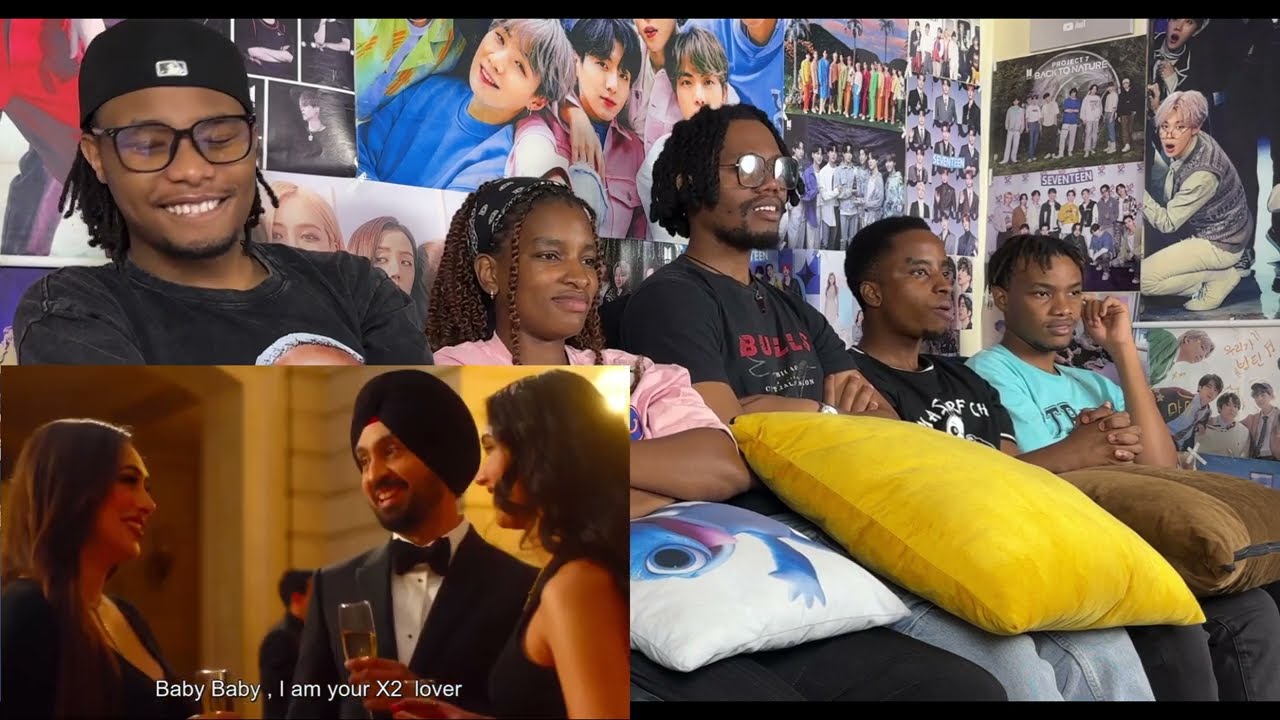 Africans React to G.O.A.T + LOVER | Diljit Dosanjh (with English translation) for the first time!!