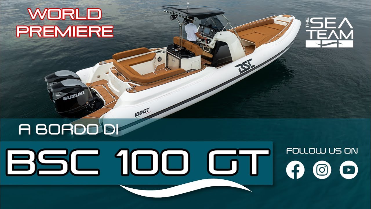 A bordo di BSC 100 GT M.Y. 2025 - ANTEPRIMA MONDIALE