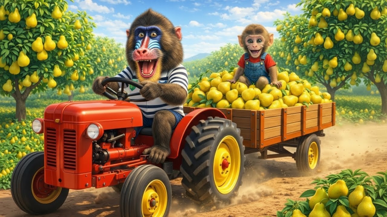 Monkey Mita Falls into the Sea After a Pear Robbery and a Last-Minute Police Rescue │monkey farm