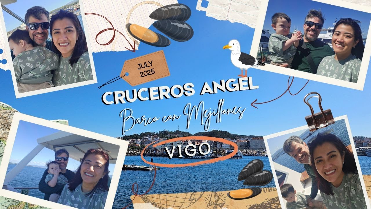 VIGO - CRUCEROS ANGEL | Barco con Mejillones | July 2025