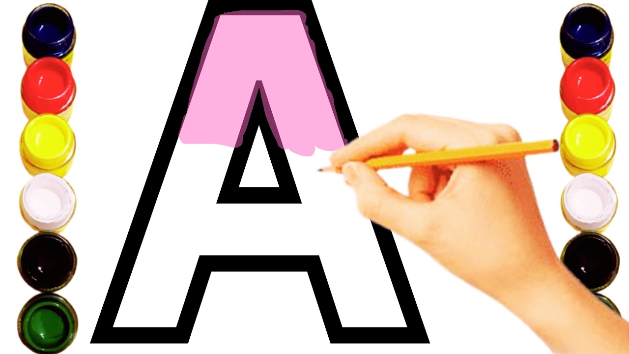 Kids rhymes | A to Z  | collection for writing along dotted lines for toddler | Alphabet | ABCD | 3