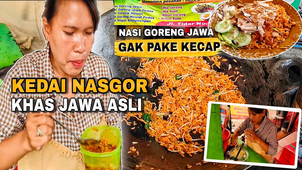 Nasi Goreng Jawa Asli Pedas Gurih Enak Tidak Pake Kecap! 
