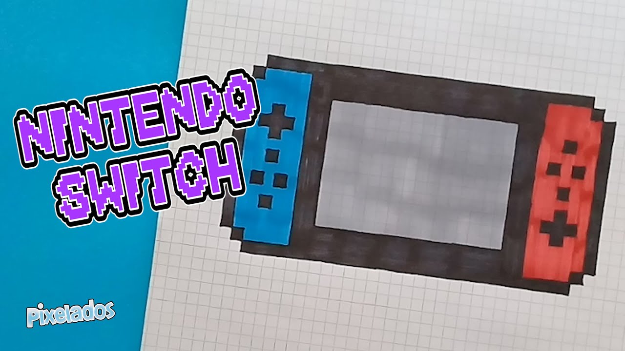 COMO DIBUJAR NINTENDO SWITCH PIXEL ART - PIXELADOS