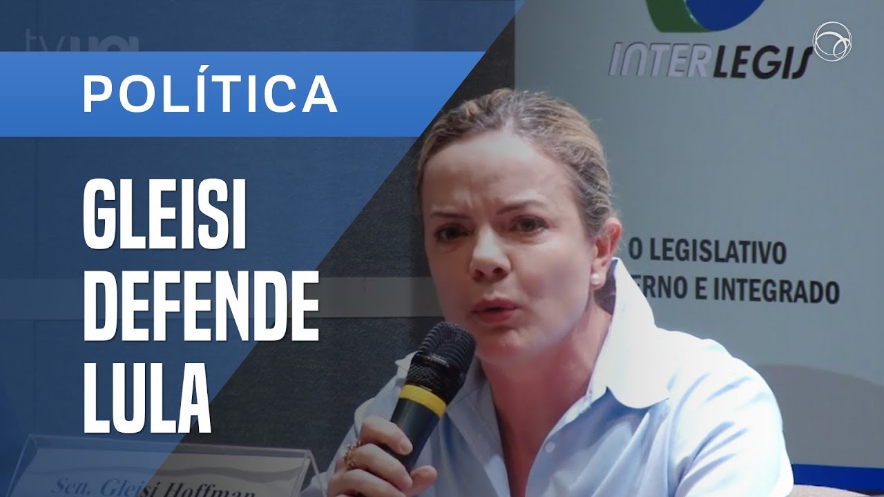 GLEISI LAN&Ccedil;A CAMPANHA CONTRA PRIS&Atilde;O DE LULA