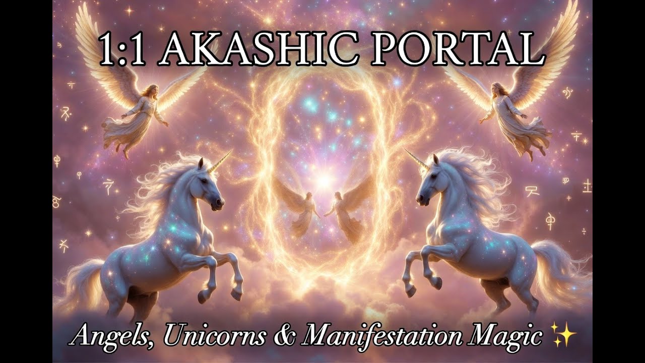 Unlock the 1:1 Akashic Portal: Angels, Unicorns & Powerful Manifestation for New Beginnings ✨