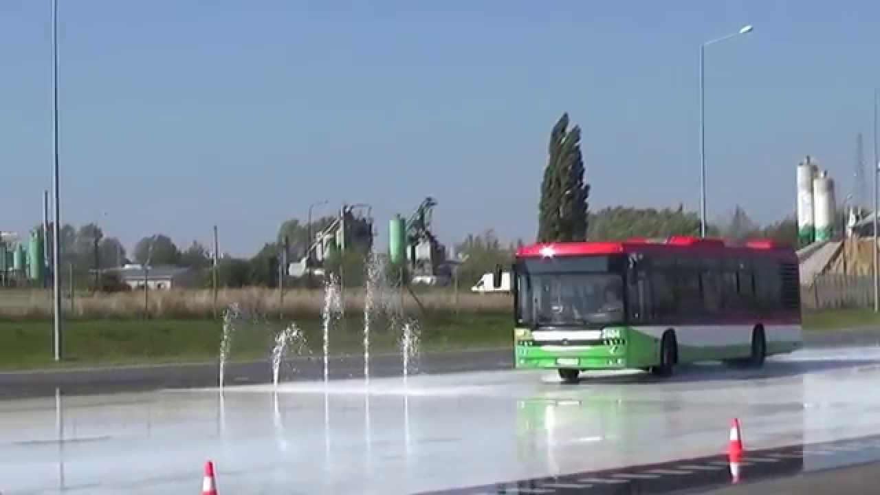ODTJ Autobusem po płycie poślizgowej MPK Lublin cz.1