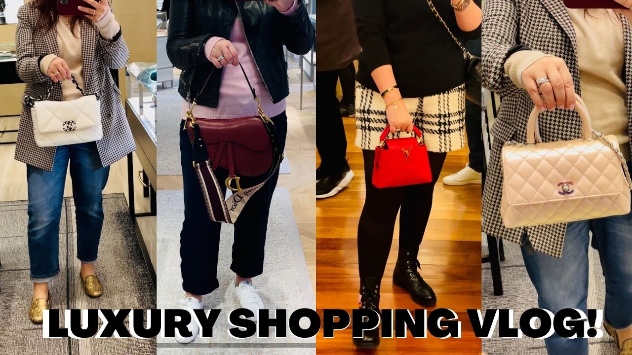 LUXURY SHOPPING WEEKEND VLOG! CHANEL, DIOR, LOUIS VUITTON, SHELBOURNE HOTEL DUBLIN....