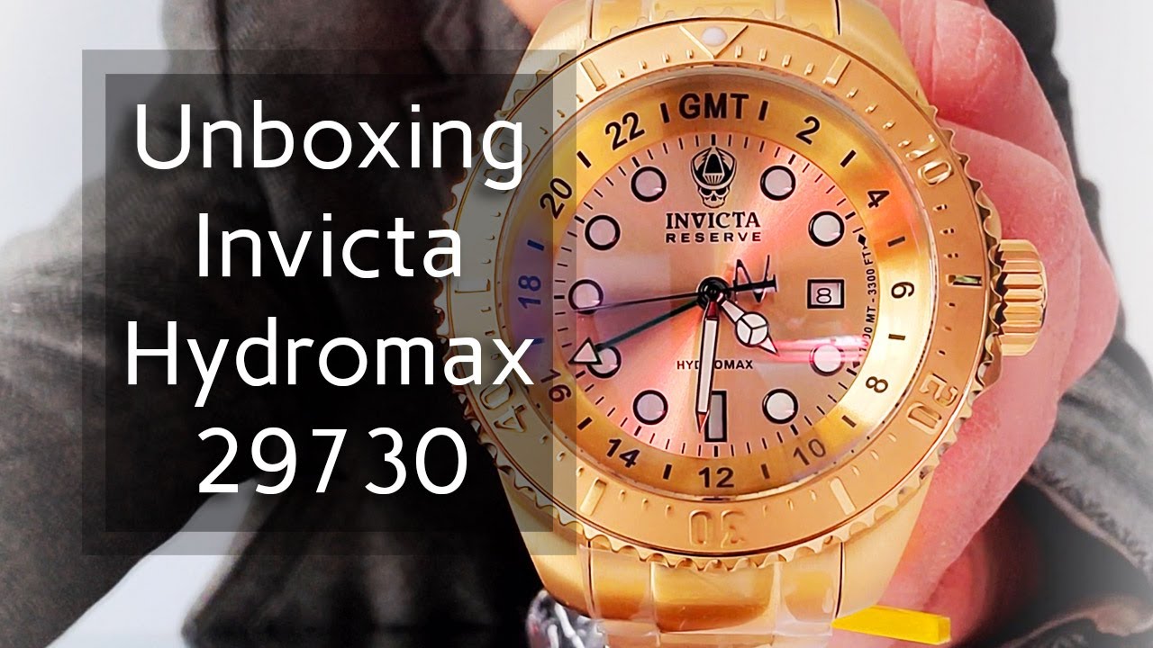Invicta Hydromax 29730: Unboxing & Specs Check - Biggest Gold Face Ever!