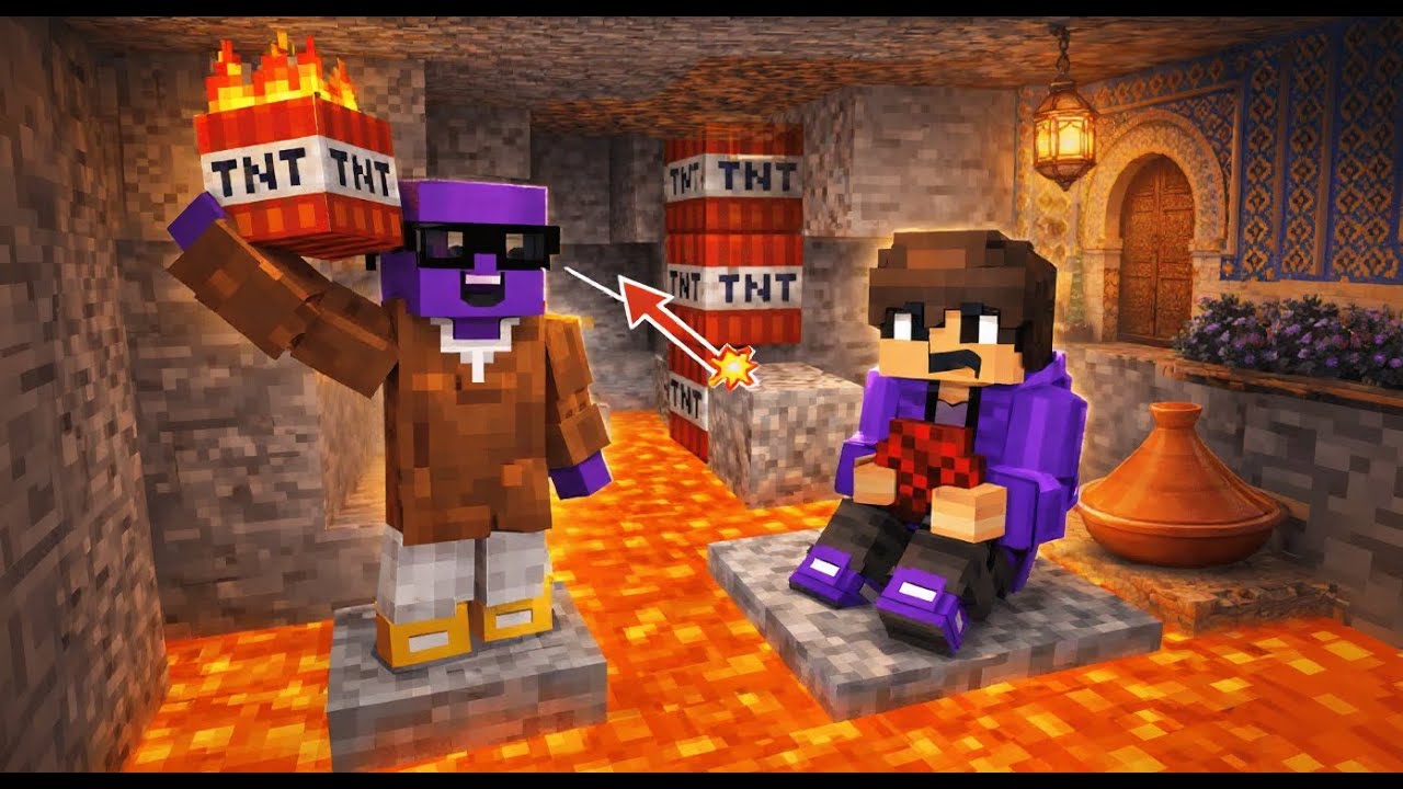 مقلب TNT في ماينكرافت 😂🔥 | لقطات مجنونة #2 | | Minecraft Survival