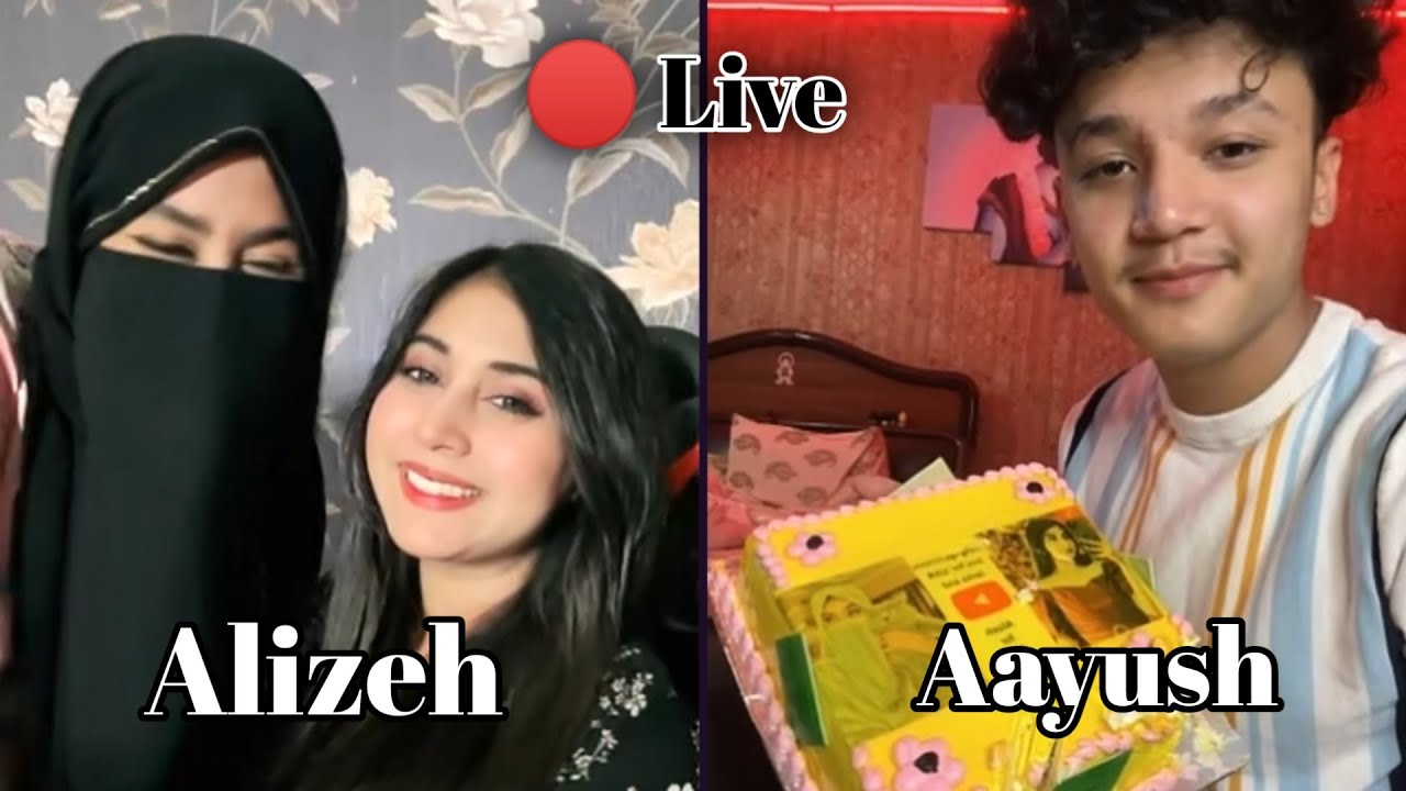 🔴Live 🇦🇪 Alizeh jamali  & Aayush 🇳🇵 || full Tiktok live videos || Hindi || long distance celebration