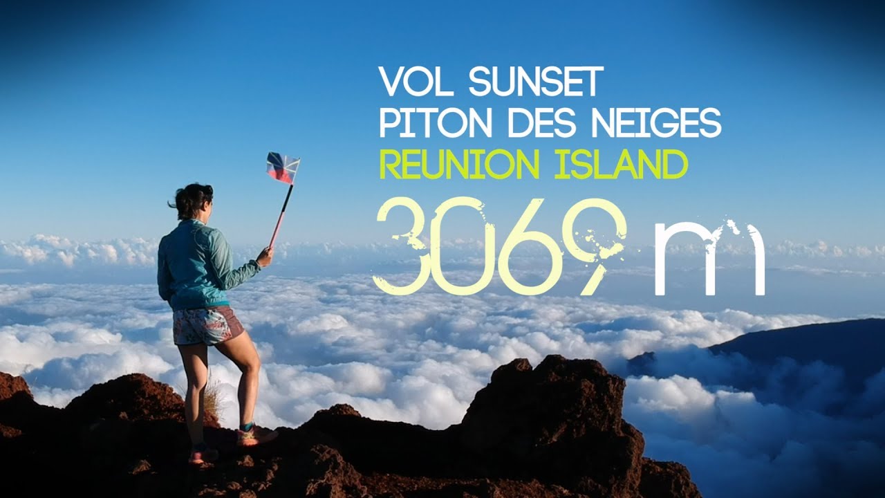 Vol Sunset Piton des Neiges (Reunion Island)