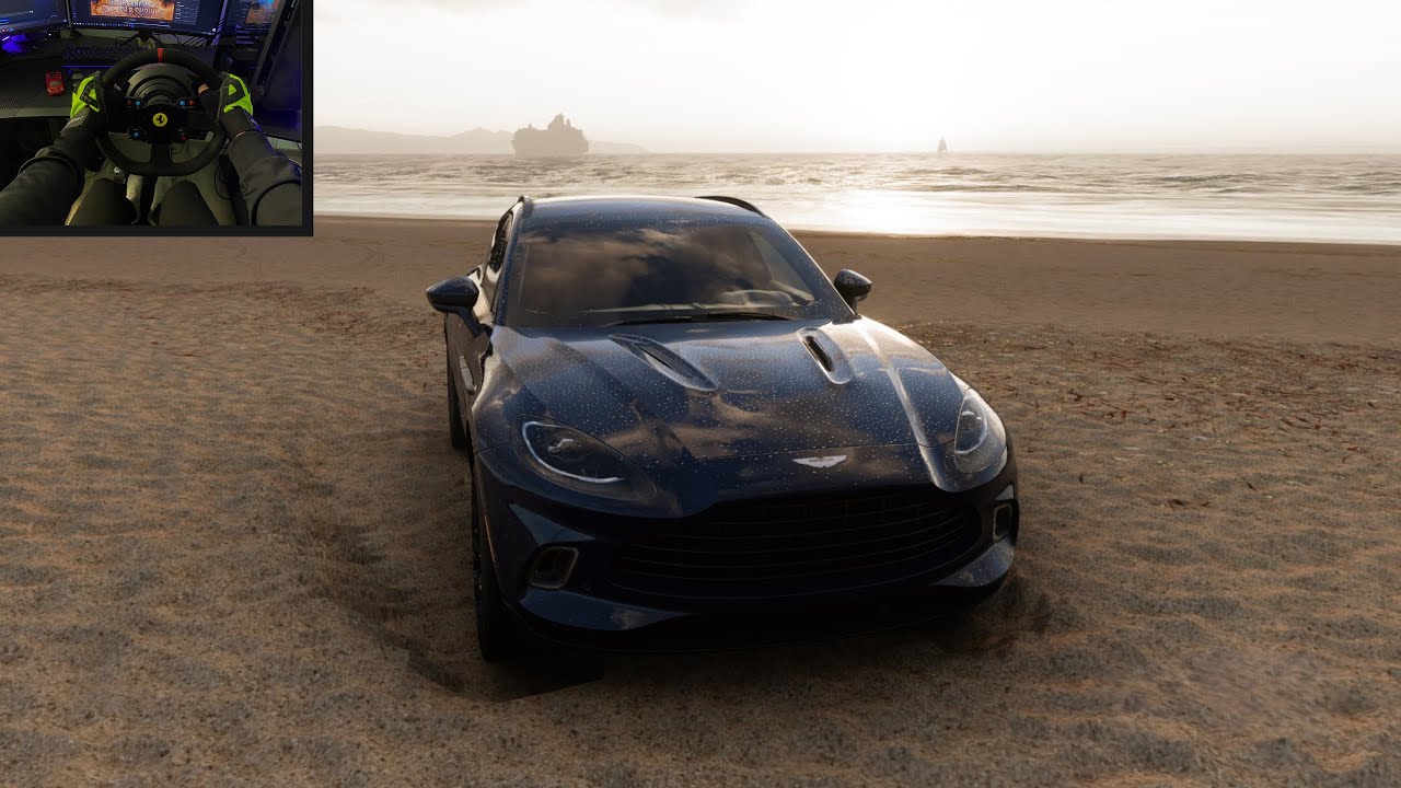REALISTIC TEST: Aston Martin DBX 2021 | Steering Wheel Gameplay | Forza Horizon 5  Thrustmaster T300