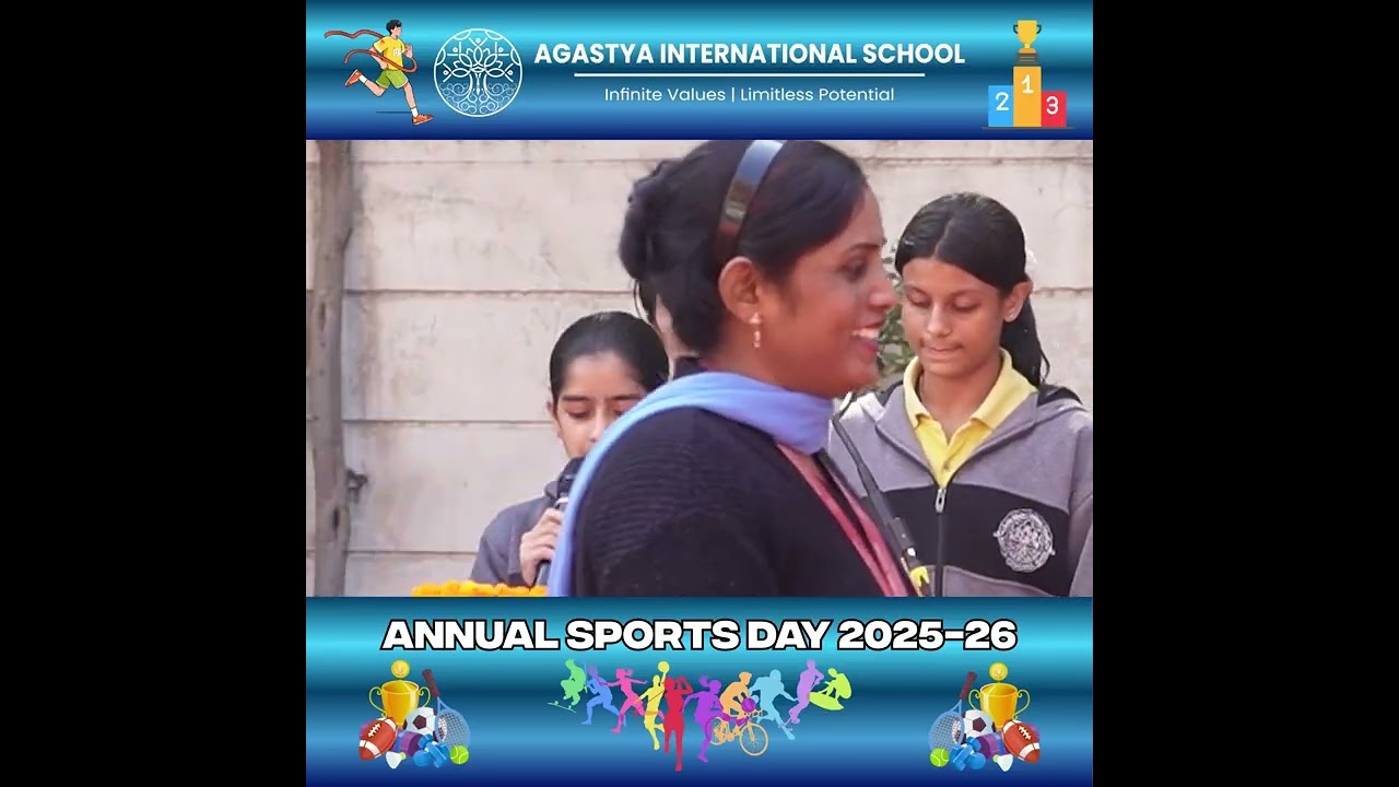 Student Anchoring | Annual Sports Day Celebration | Agastya International School Rohtak