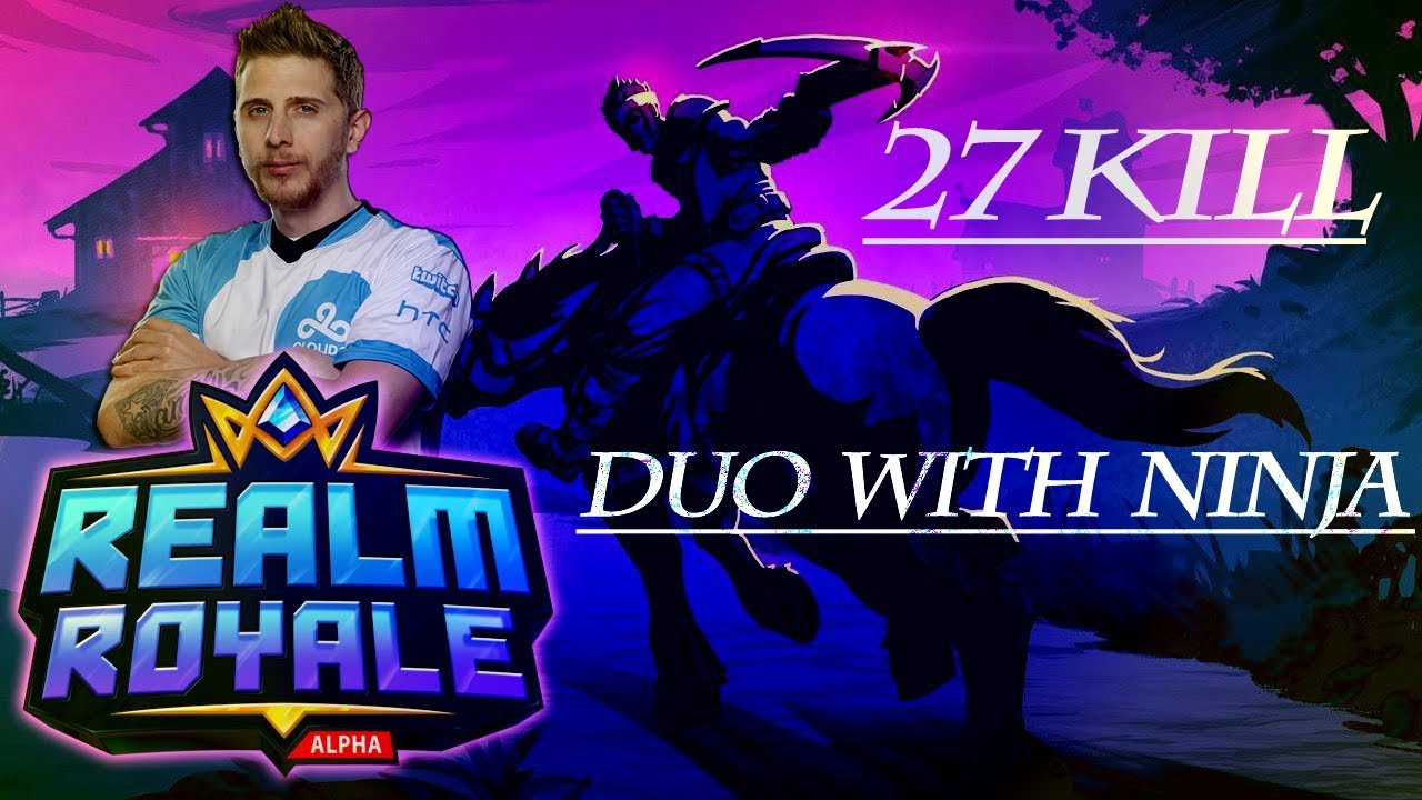 27 kill Duo with Ninja - Diamond 1 Rank - Realm Royale Domination