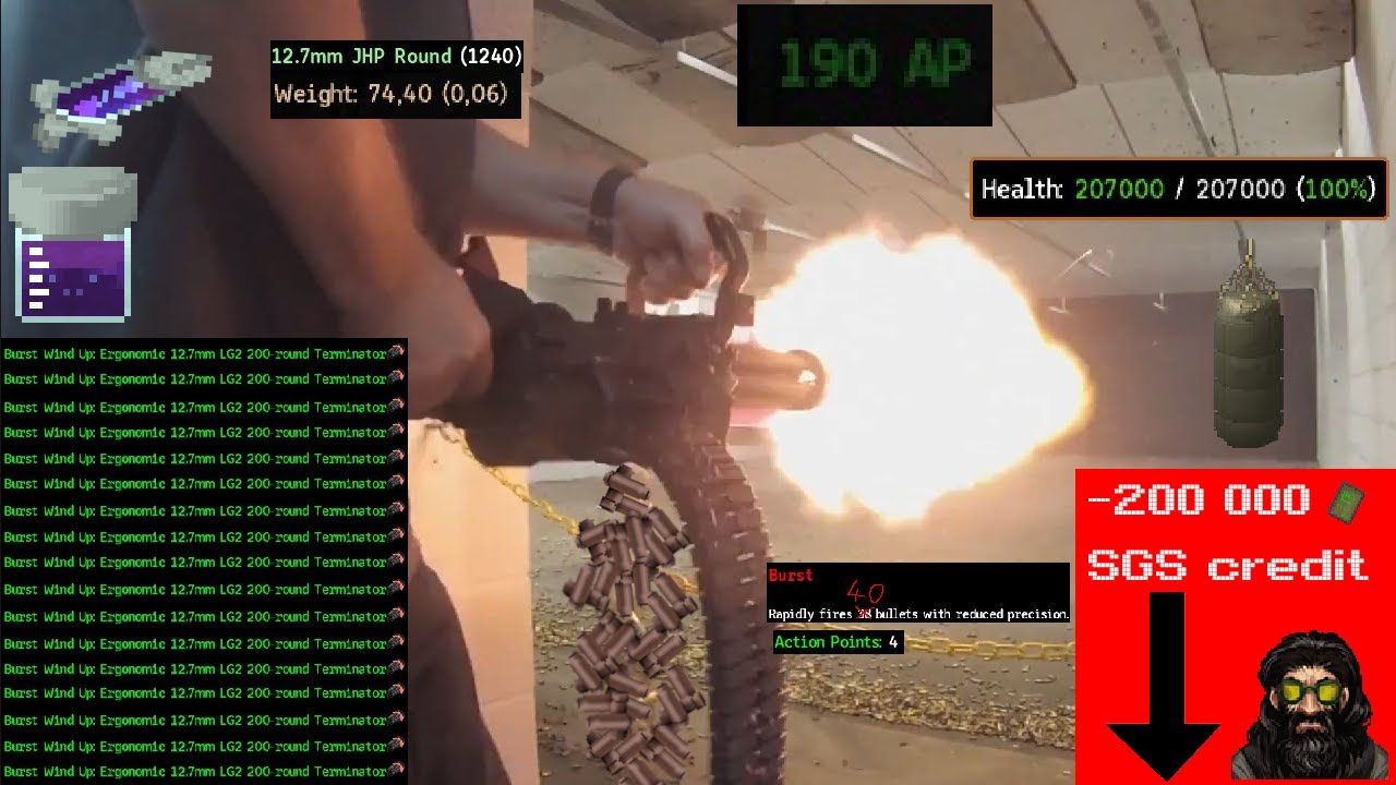 Underrail - 1241 Shots in One Turn (1.2.0.22)