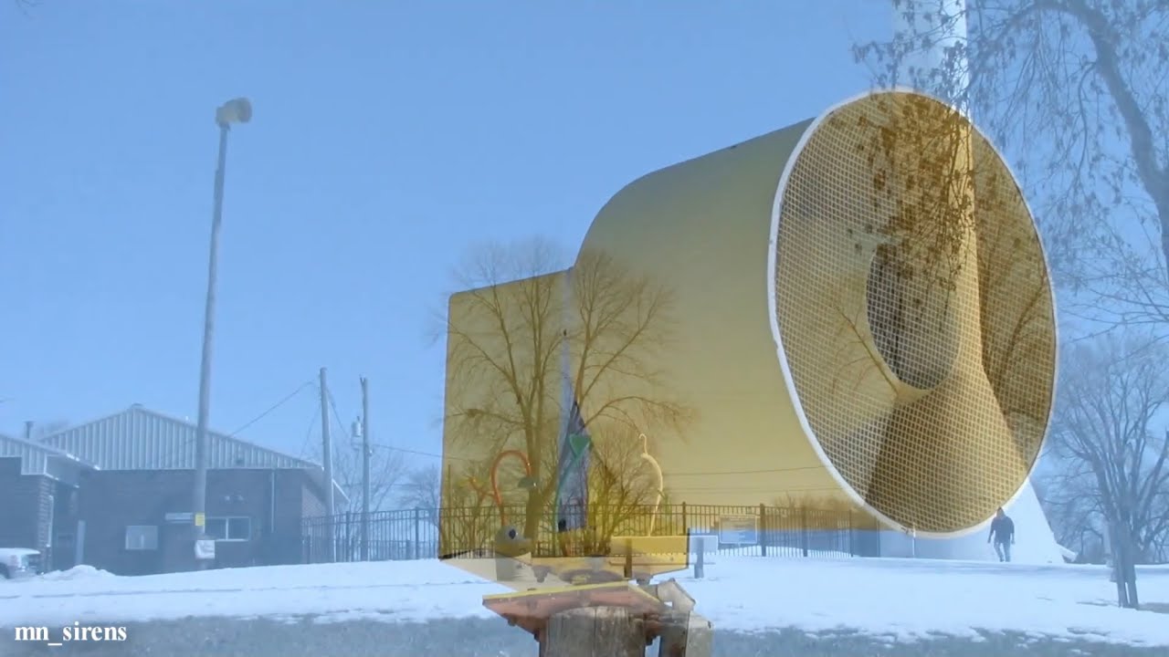 ACA Howler Siren Test - Full Alert - Cologne, Minnesota
