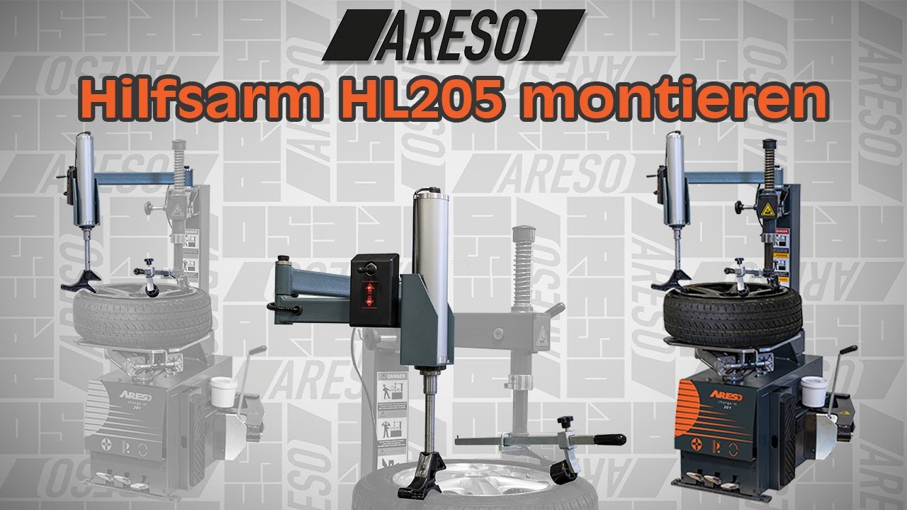 ARESO Hilfsarm montieren, HL 205 (Seitenschwenker)