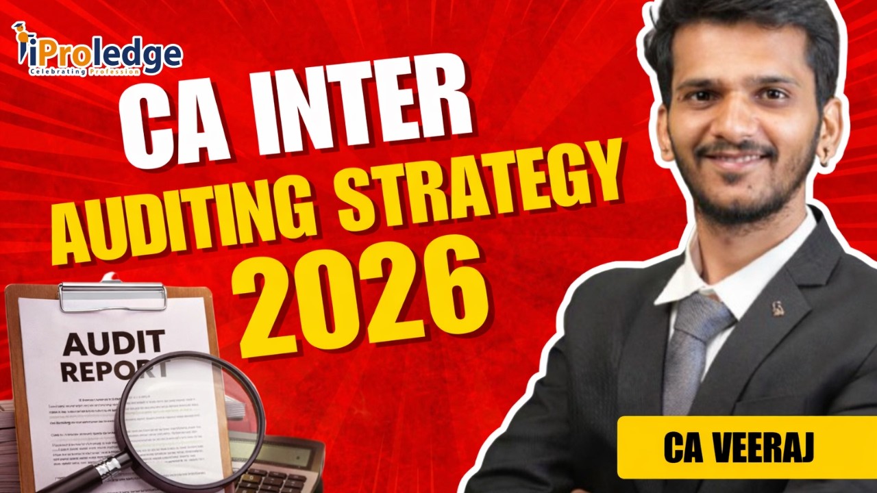 CA Inter Auditing Strategy 2026 🔥 How to Study Audit & Pass in First Attempt | Complete Study Plan