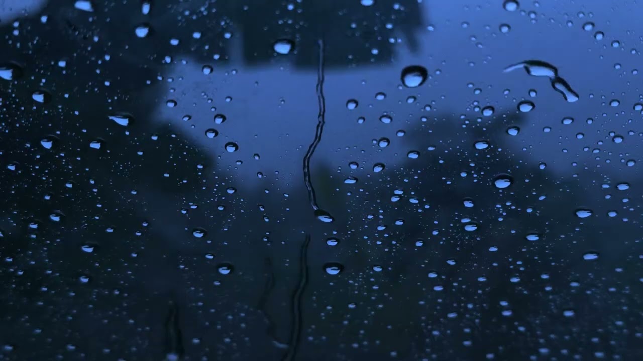 Night Rain outside the window - Rain Sounds for Sleeping - DARK SCREEN to Sleep Fast & End Insomnia