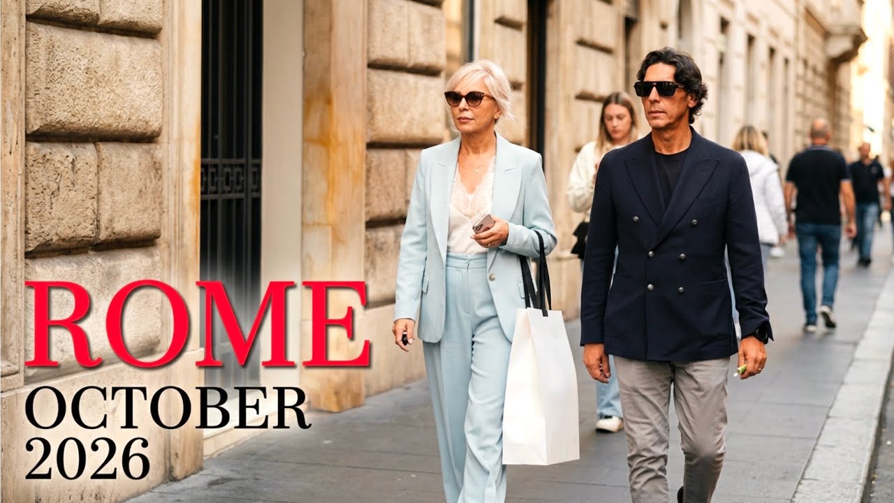 🌸ITALIAN STREET STYLE/ ROME, TRENDS FOR OCTOBER 2026