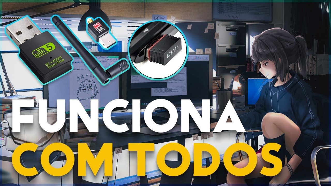 COMO INSTALAR QUALQUER ADAPTADOR WIFI USB EM COMPUTADOR E NOTEBOOK - TODOS OS SISTEMAS