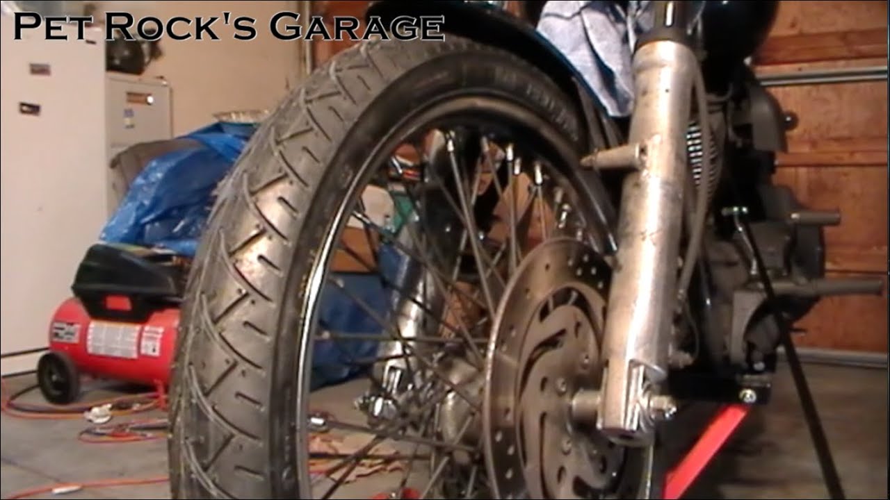 How To Remove & Install Front Wheel - Harley Davidson Softail